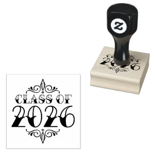 Tattoo Style Class of 2026 Abschluss Gummistempel