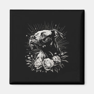 Tattoo Style Lover American Staffordshire Terrier Magnet