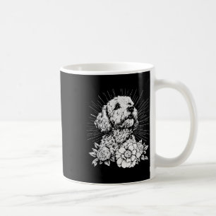 Tattoo Style Lover Spanish Water Retro Dog Kaffeetasse