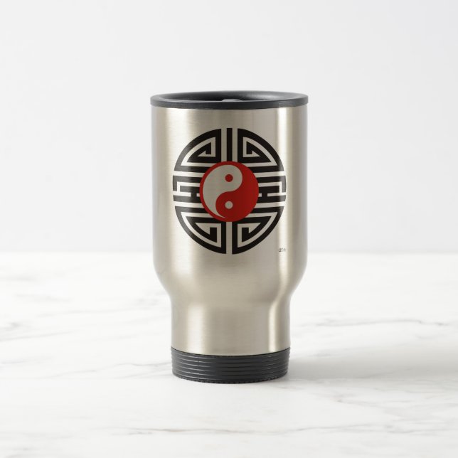 Tattoo Yin & Yang Reisebecher (Mittel)