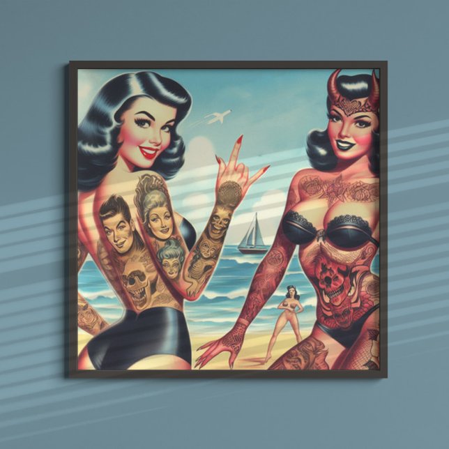 Tattooed Evil Girls Poster (Von Creator hochgeladen)