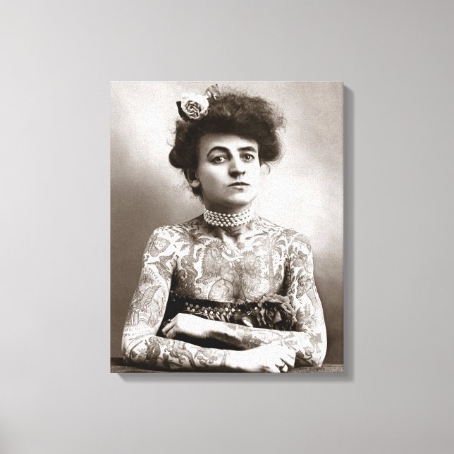 Tattooed Lady, 1907 Leinwanddruck (Vorderseite)