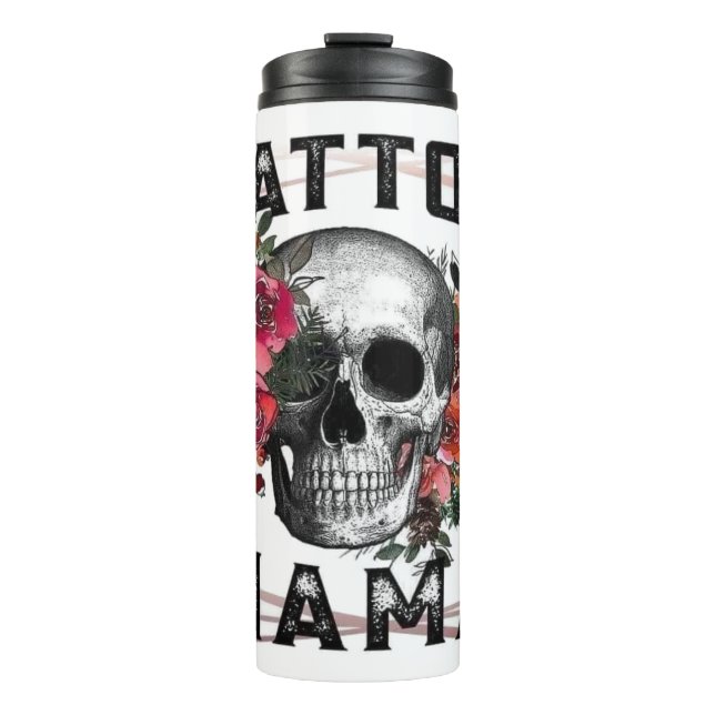 Tattooed Mama Thermosbecher (Vorderseite)