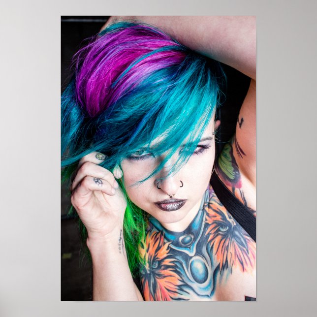 Tattooed Model - Ashley Lynn Poster (Vorne)