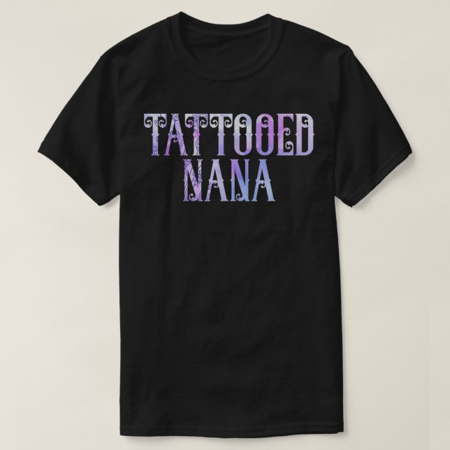Tattooed Nana Tattooed Oma T-Shirt (Design vorne)