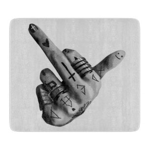 Tattooed Rebel Schneidebrett