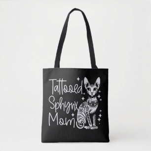 Tattooed Sphynx Mama Katzengeschenk Tasche