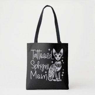 Tattooed Sphynx Mama Katzengeschenk Tasche