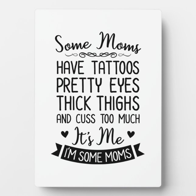 Tattooische Mama, ich Fotoplatte (Vorderseite)