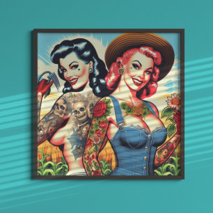 Tattooot Bauer Girls Poster