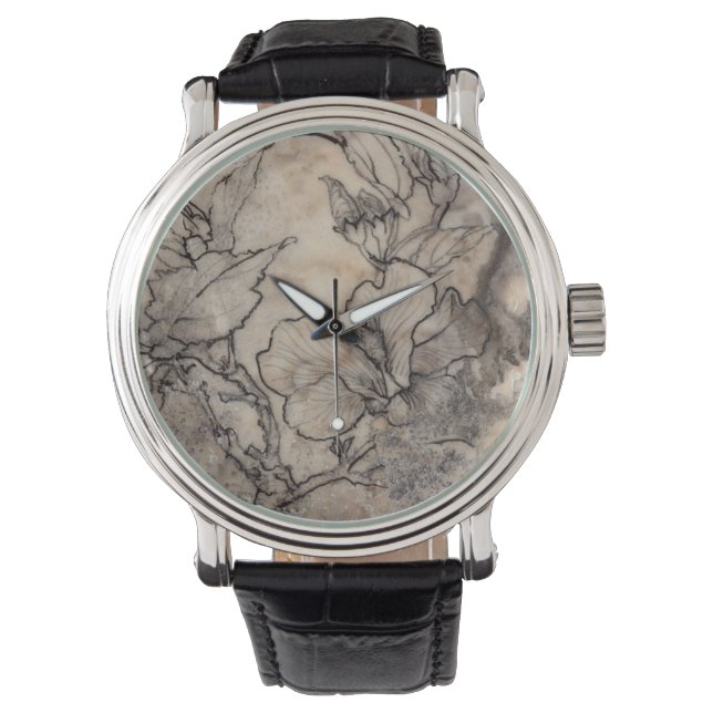 Tattooot floral I Armbanduhr (Vorderseite)