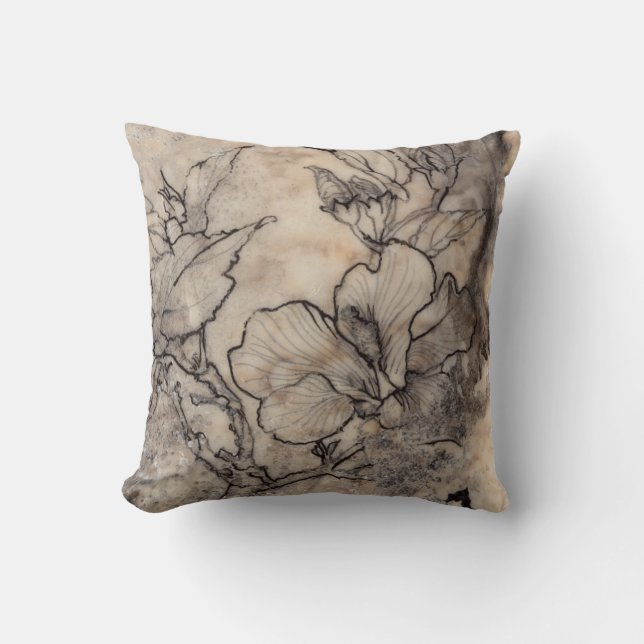 Tattooot floral I Kissen (Vorderseite)