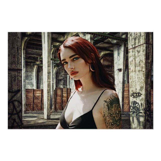 Tattooot Redhead Poster (Vorderseite)