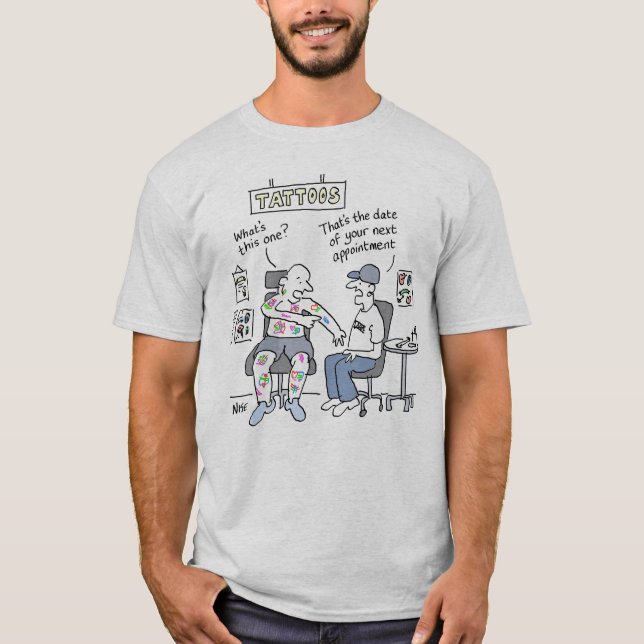 Tattoos Theme Funny Tattooist T-Shirt (Vorderseite)