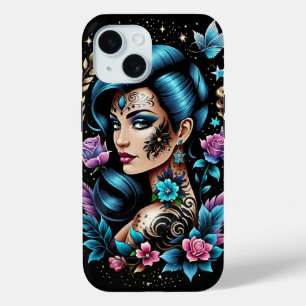 Tattoos und Rose Case-Mate iPhone Hülle