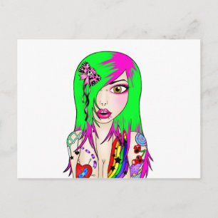 Tatty Lizzie Postkarte