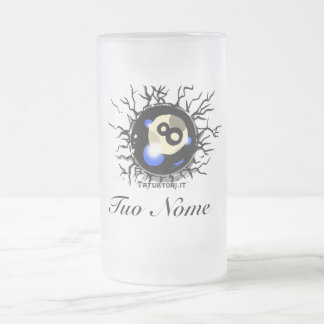 Tatuatori.it acht Ball Mattglas Bierglas