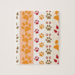 Tatze druckt niedliche Hundeliebhaber<br><div class="desc">Entwurf mit einem niedlichen Muster der Hundetatze druckt in den orange und gelben und warmen Farben. Dieser Entwurf schaut,  als wenn ein Hund über das Produkt gegangen ist! Für Hundeliebhaber überall.</div>