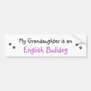 Tatze druckt, Tatzendrucke, mein Grandaughter Autoaufkleber