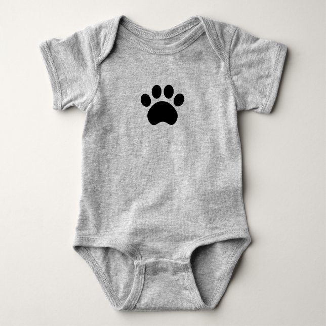 Tatzen-Druck-Baby-Bodysuit Baby Strampler (Vorderseite)