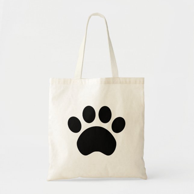 Tatzen-Druck-Taschen-Tasche Tragetasche (Vorne)