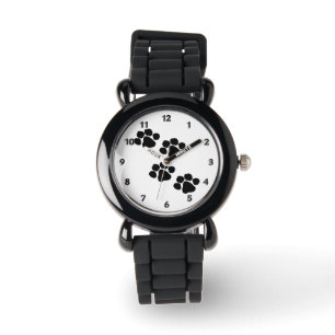 Tatzen-Drucke für Tierliebhaber Armbanduhr