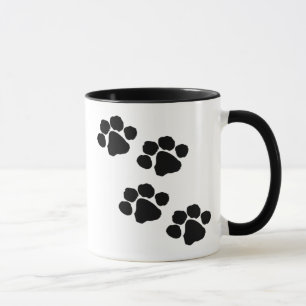 Tatzen-Drucke Tasse
