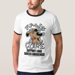 Tatzen für den Heilungs-Hundelungenkrebs T-Shirt