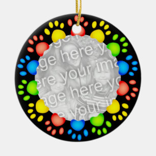 Tatzen-Grenze Keramik Ornament