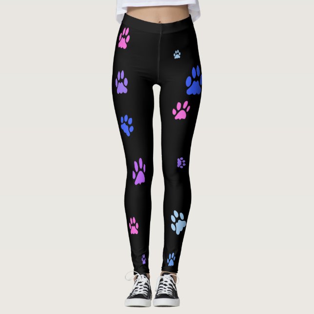 Tatzen-Liebe meine Haustier legins Leggings (Vorderseite)