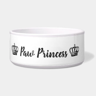 Tatzen-Prinzessin Food/Wasser-Haustier-Schüssel Napf
