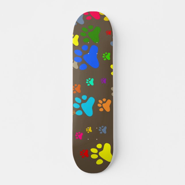 Tatzen-Tapete Skateboard (Vorne)