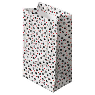 Tatzen und Herzen Kleine Geschenktüte