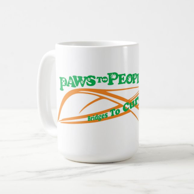 Tatzen zur Leute-Tasse Kaffeetasse (Vorderseite Links)