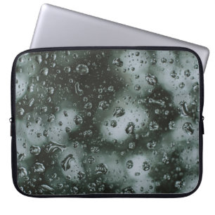 Tau auf Glas Laptopschutzhülle