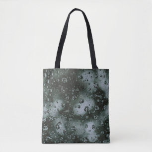 Tau auf Glas Tasche