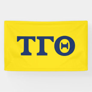 Tau Gamma Theta 3x5 Banner - Gelb