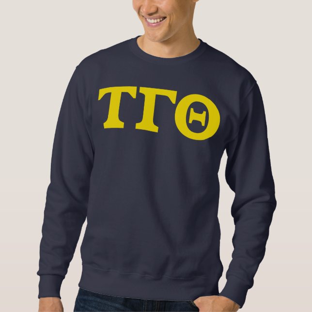 Tau Gamma Theta Sweatshirt - Bloc jaune (Devant)