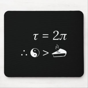 Tau ist größer als Pi - Nerdy Tau Day Mah Mousepad