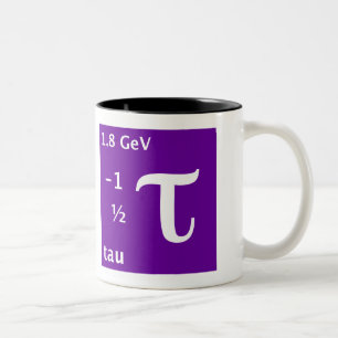 Tau (linkshändig) zweifarbige tasse