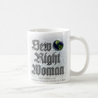 Tau-rechte Frauen-Tasse