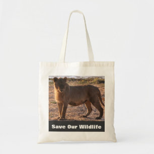 Tau Rettete unsere Wildlife Tote Tag Tragetasche