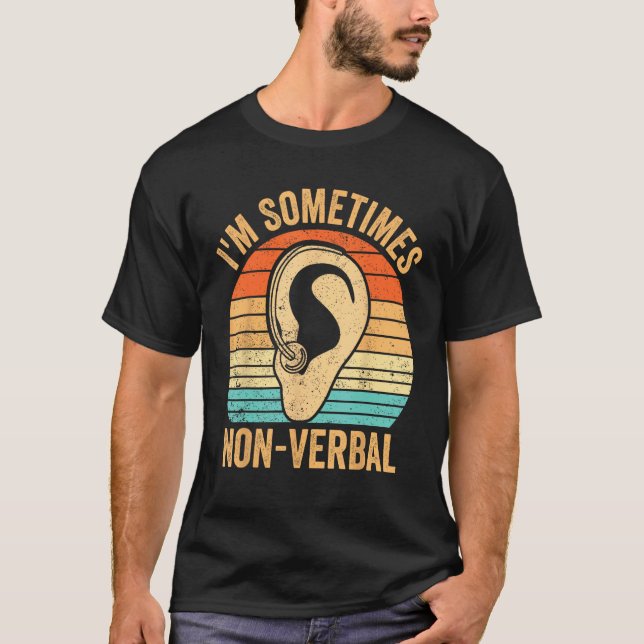 Taub stolz Bewusstsein ASL Gebärdensprache Manchma T-Shirt (Vorderseite)