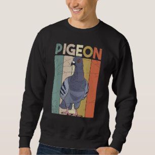 Taube Brieftauben-Rennen Tier Retro Taube Sweatshirt