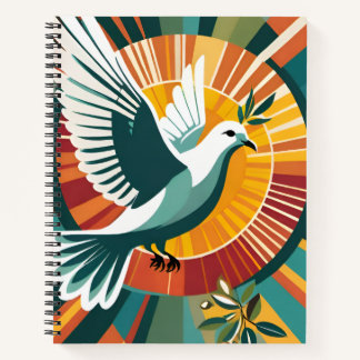 Taube des Friedens | Christliches Glaubensjournal Notizbuch