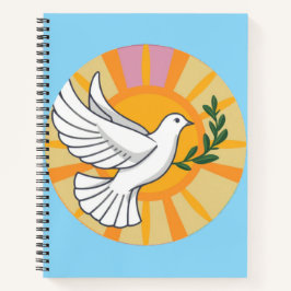 Taube des Friedens | Christliches Glaubensjournal Notizbuch