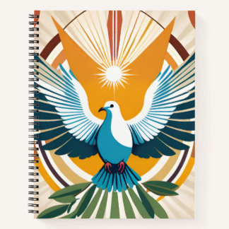 Taube des Friedens | Christliches Glaubensjournal Notizbuch