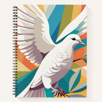 Taube des Friedens | Christliches Glaubensjournal Notizbuch