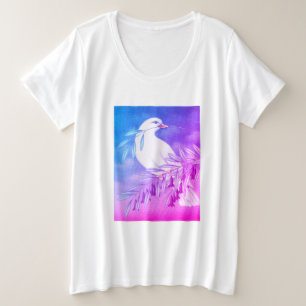 Taube des Friedens Große Größe T-Shirt