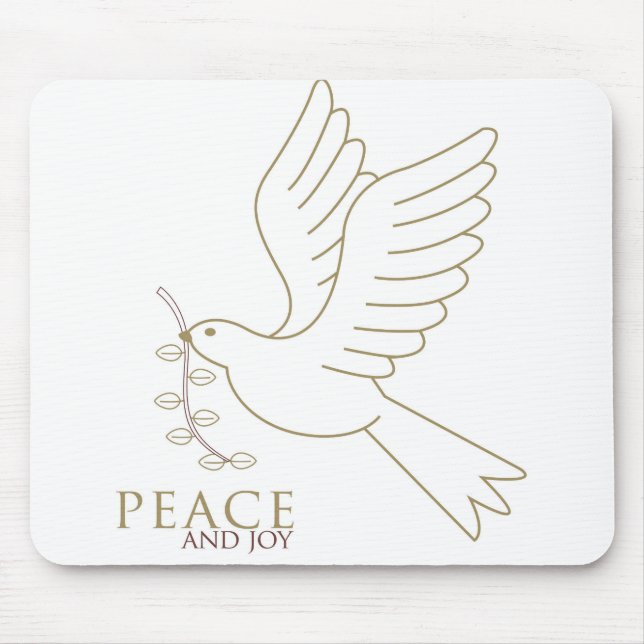 Taube des Friedens Mousepad (Vorne)